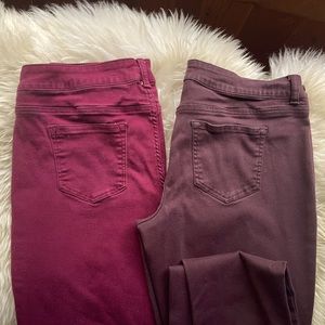 Maurices pants size large regular length